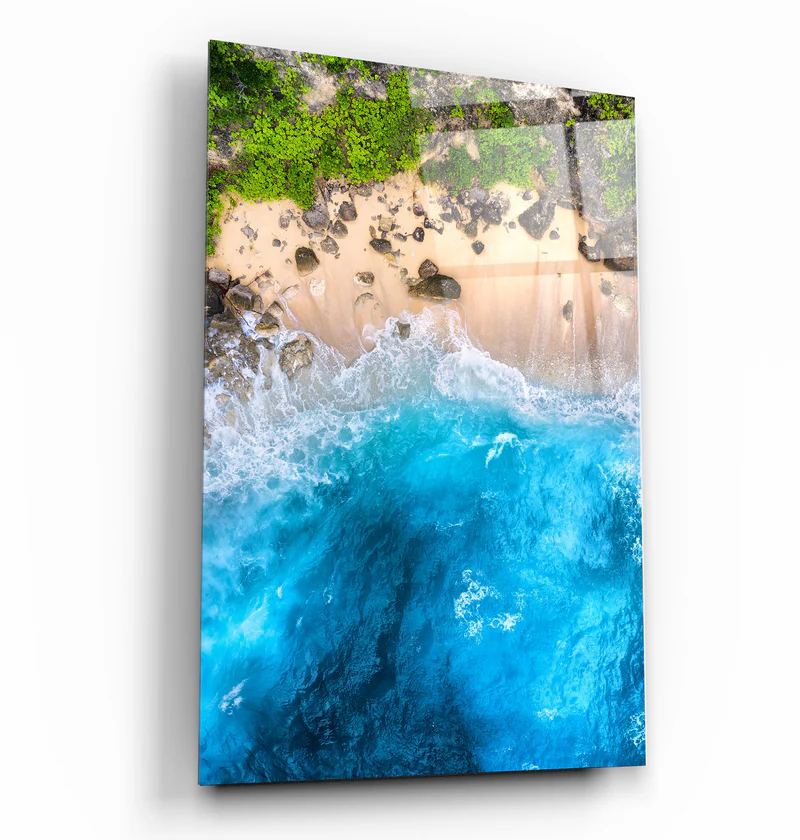 ・"Heaven Beach 2"・Glass Wall Art