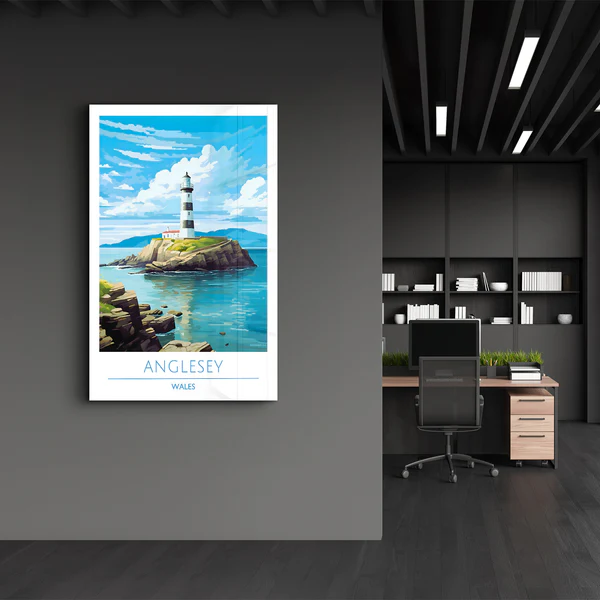 Anglesey Wales-Travel Posters | Glass Wall Art - Image 3