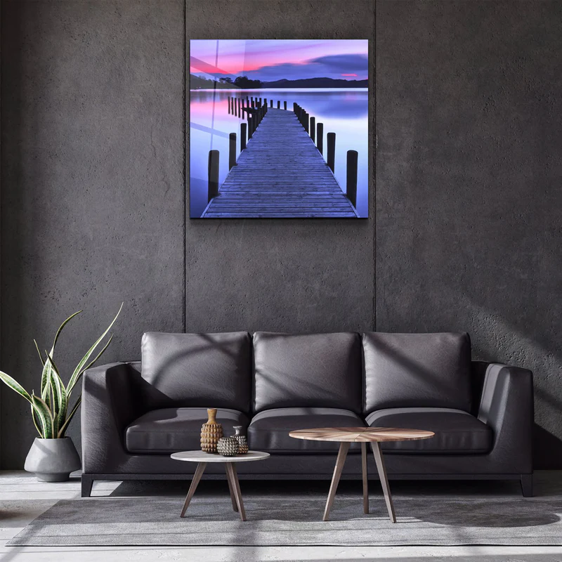 ・"Quay"・Glass Wall Art - Image 2