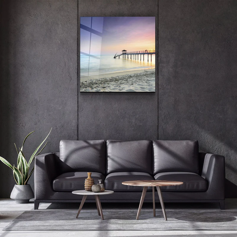 ・"Quay"・Glass Wall Art - Image 2