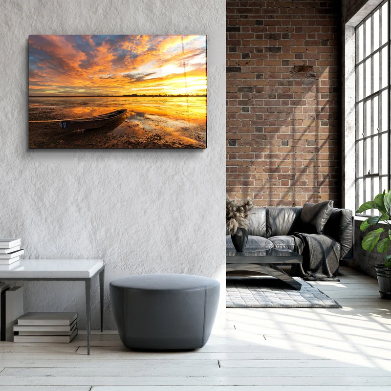 ・"Lake"・Glass Wall Art - Image 3