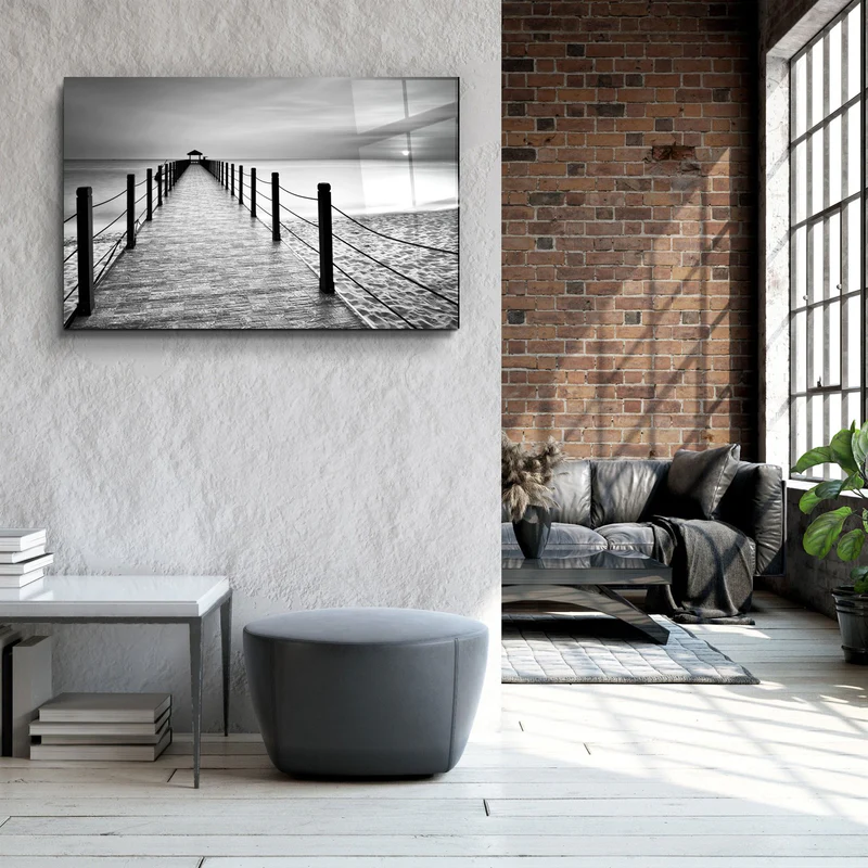 ・"Pier 18"・Glass Wall Art - Image 2