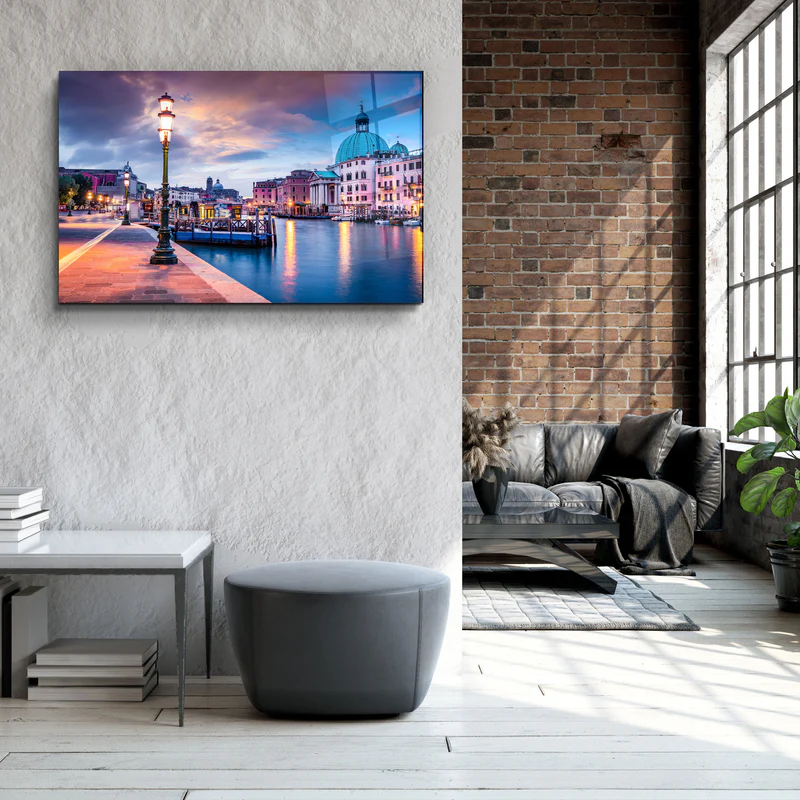 ・"Venice Italy 2"・Glass Wall Art - Image 3