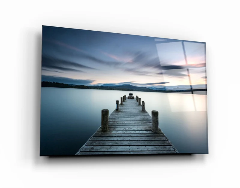 ・"Pier"・Glass Wall Art