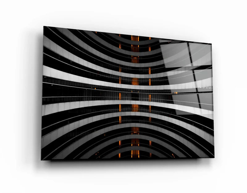 ・"Interesting Architecture"・Glass Wall Art