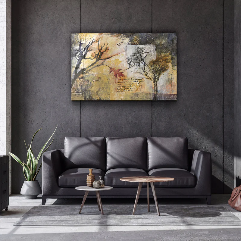 ・"A Note Between Trees"・Glass Wall Art - Image 3
