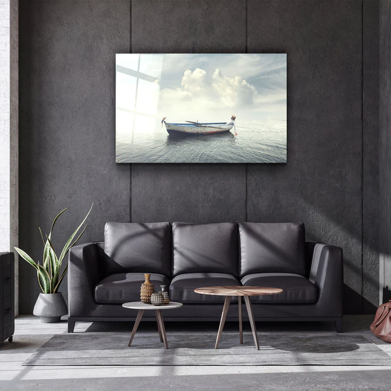 ・"A Leisure Moment"・Glass Wall Art - Image 2