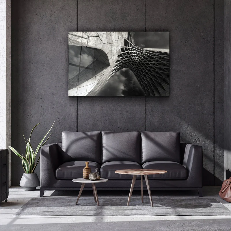 ・"Auger Bridge"・Glass Wall Art - Image 2