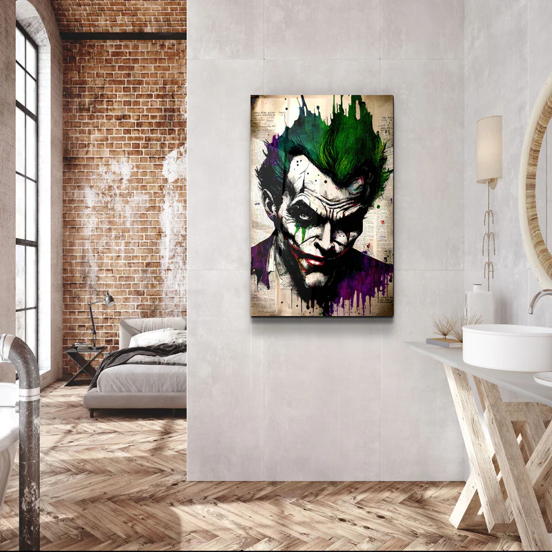 ・"Joker Redesigned"・Designer's Collection Glass Wall Art - Image 2