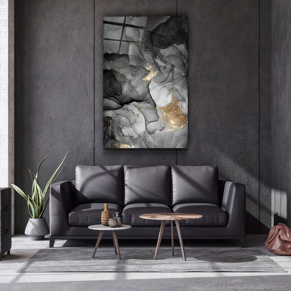 ・"Wave Pattern"・Glass Wall Art - Image 2