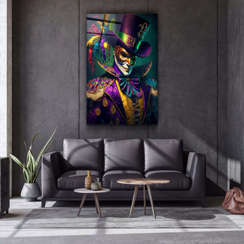・"Joker"・Secret World Collection Glass Wall Art - Image 2