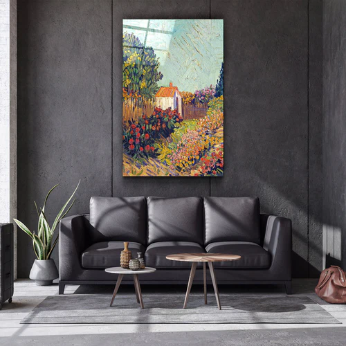 ・"Landscape (1925–1928) by Vincent van Gogh"・Glass Wall Art - Image 2