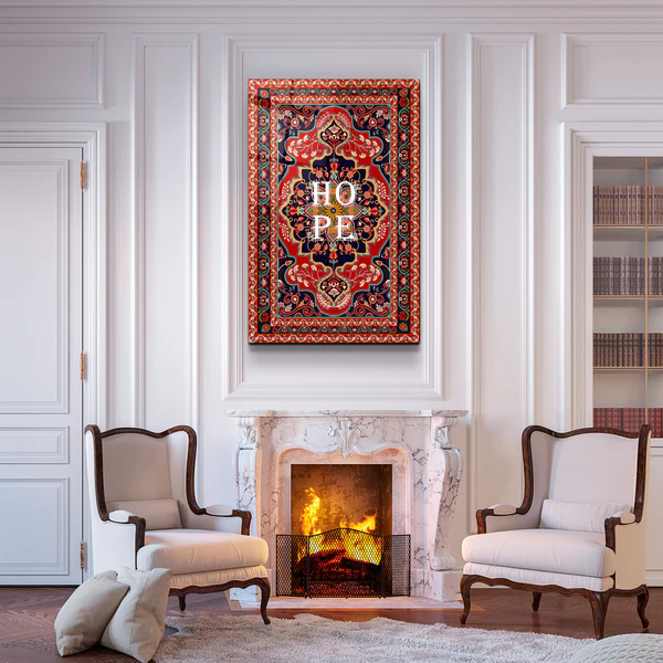 ・"Carpet Of Hope"・Designers Collection Glass Wall Art - Image 2
