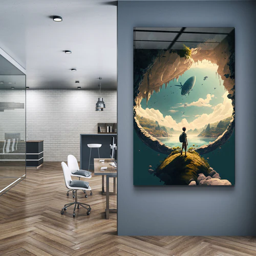 ・"In The Secret World V2"・Secret World Collection Glass Wall Art - Image 3