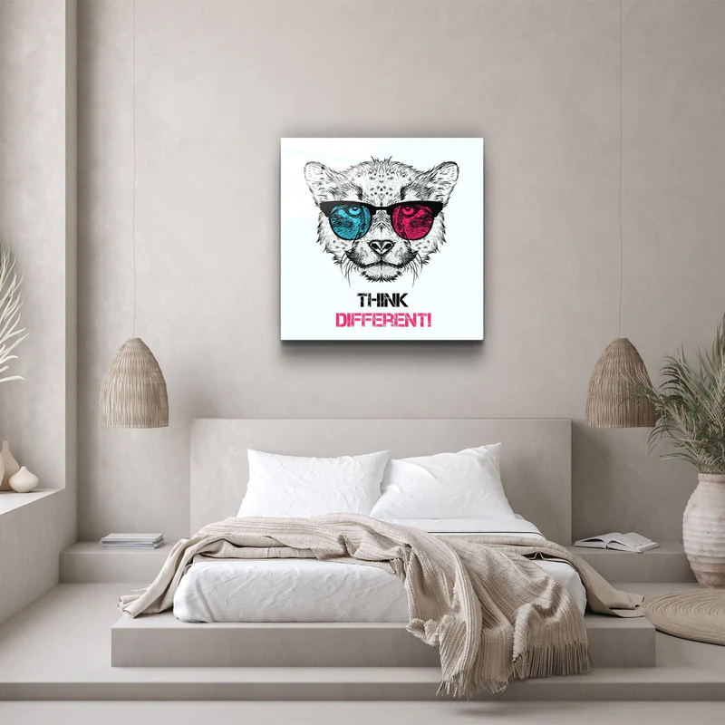 ・"Think Different"・Glass Wall Art - Image 3