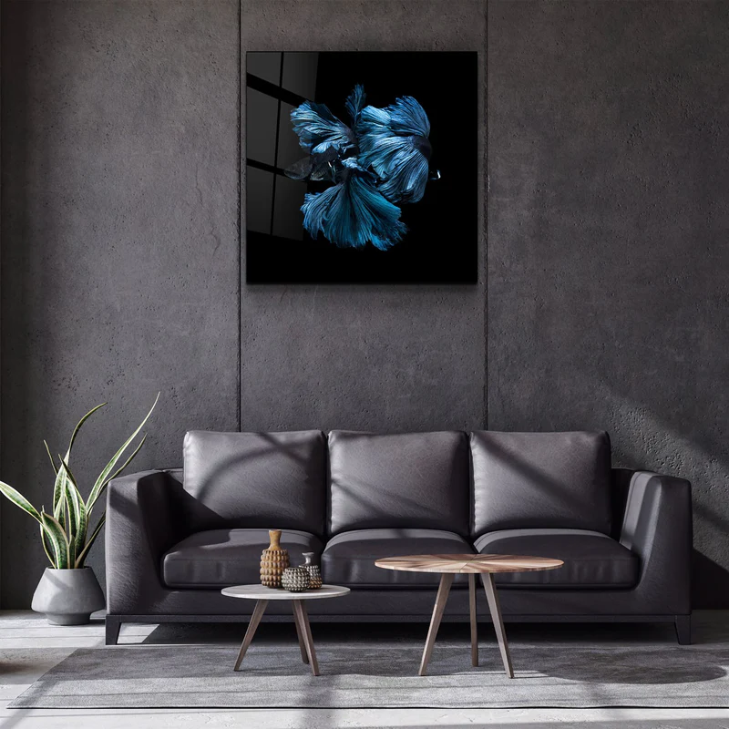 ・"Betta Fish"・Glass Wall Art - Image 2