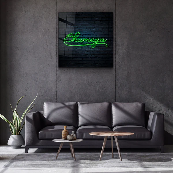 ・"Chamego"・Glass Wall Art - Image 2