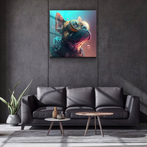 ."Gatekeeper". Secret World Collection Glass Wall Art - Image 2
