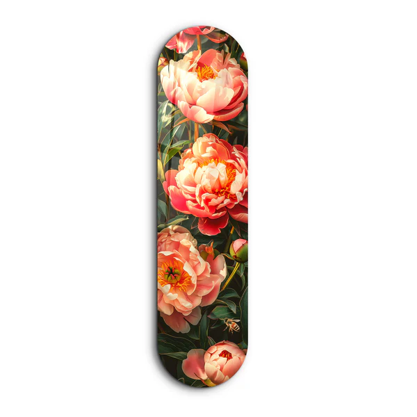 Flowers Painting V3 | Glass Wall Art