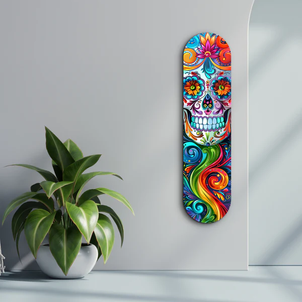 Lady Skull | Glass Wall Art - Image 2