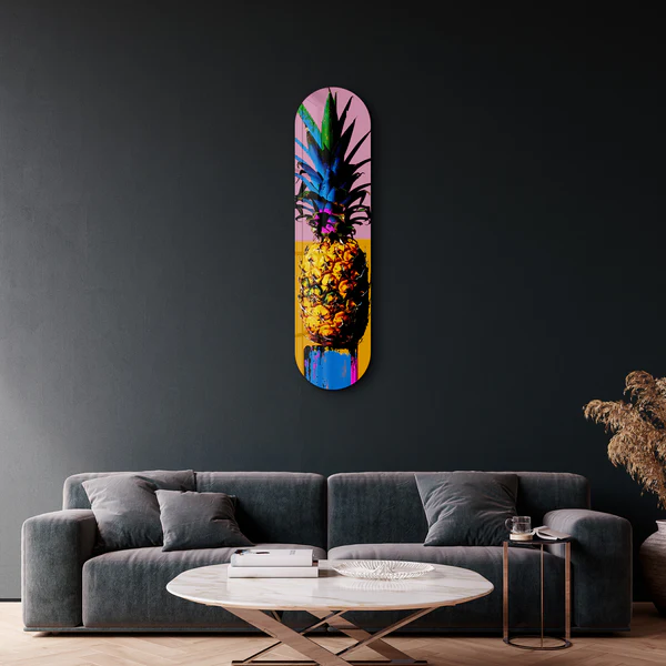 Ananas | Glass Wall Art - Image 2