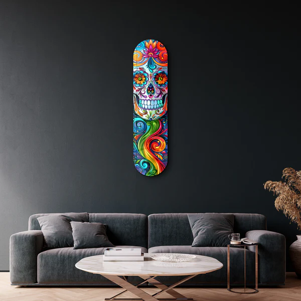 Lady Skull | Glass Wall Art - Image 3
