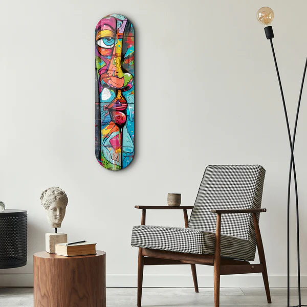 \Face Abstract | Glass Wall Art - Image 2