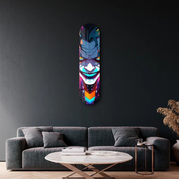 Joker Anime Style | Glass Wall Art - Image 2