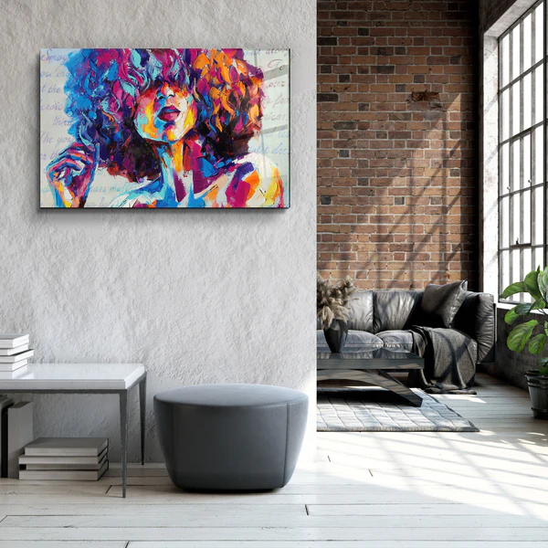 "Abstract Painting"ć»Glass Wall Art - Image 3