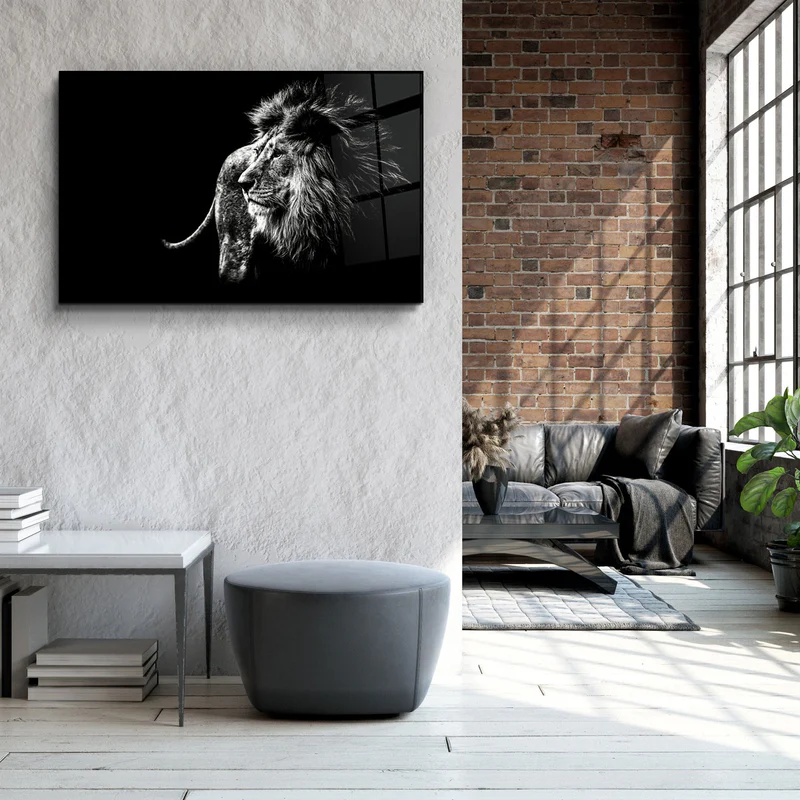 ・"Lion"・Glass Wall Art - Image 3
