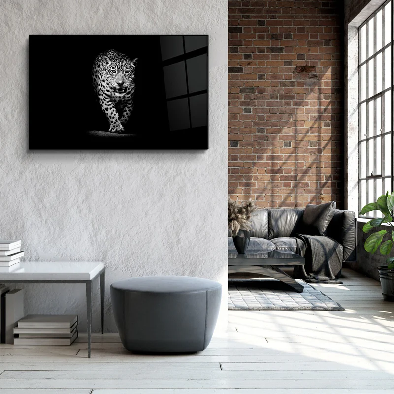 ・"Leopard"・Glass Wall Art - Image 3