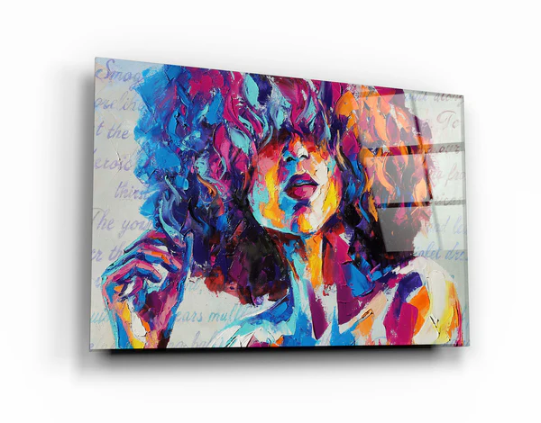 "Abstract Painting"・Glass Wall Art