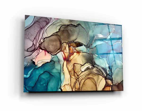 ・"Marble Design 2"・Glass Wall Art