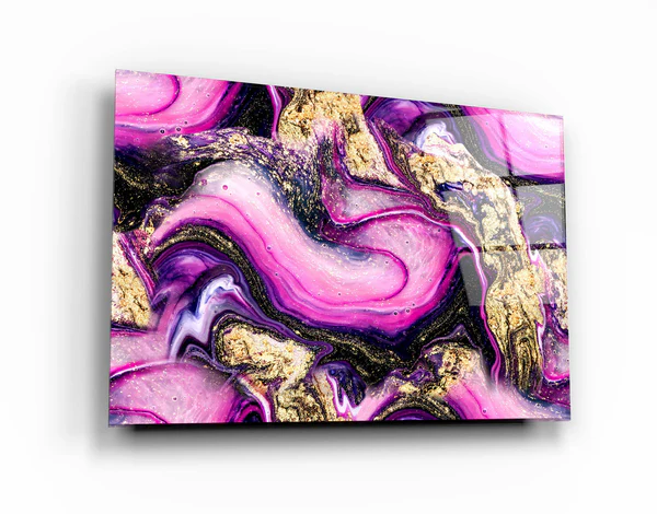 ・"Marble Collection H15 - Ocean"・Glass Wall Art