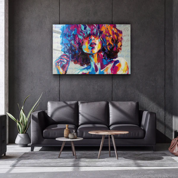 "Abstract Painting"ć»Glass Wall Art - Image 2