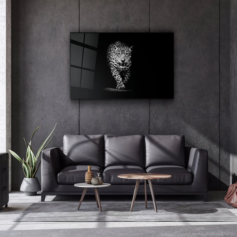 ・"Leopard"・Glass Wall Art - Image 2