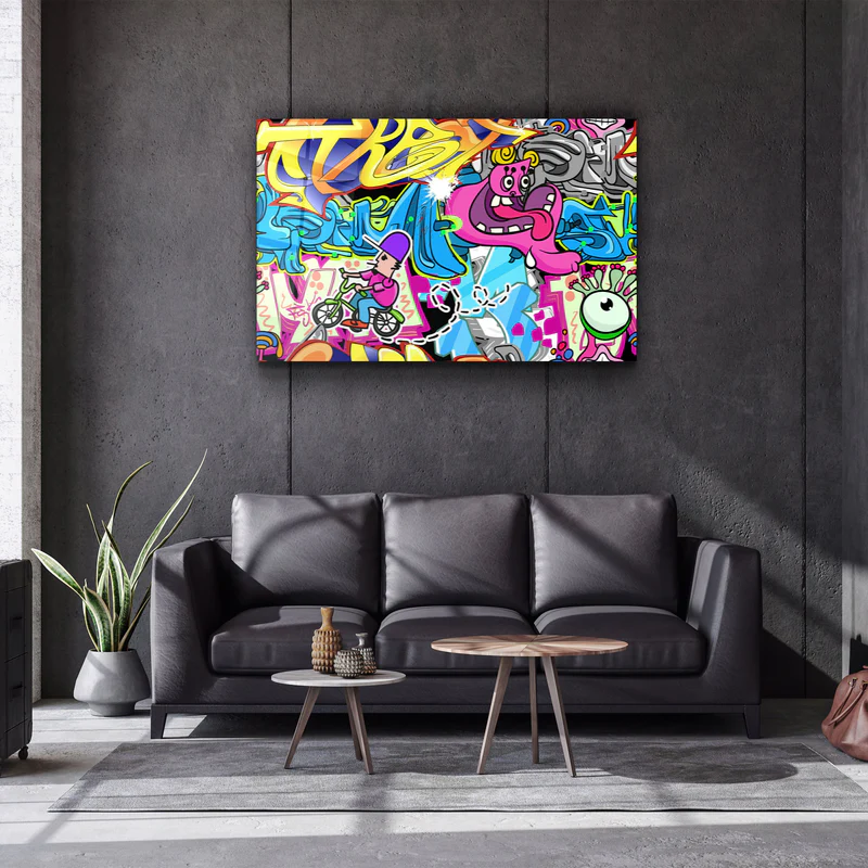 ・"Street Art・Designer's Collection Glass Wall Art - Image 2