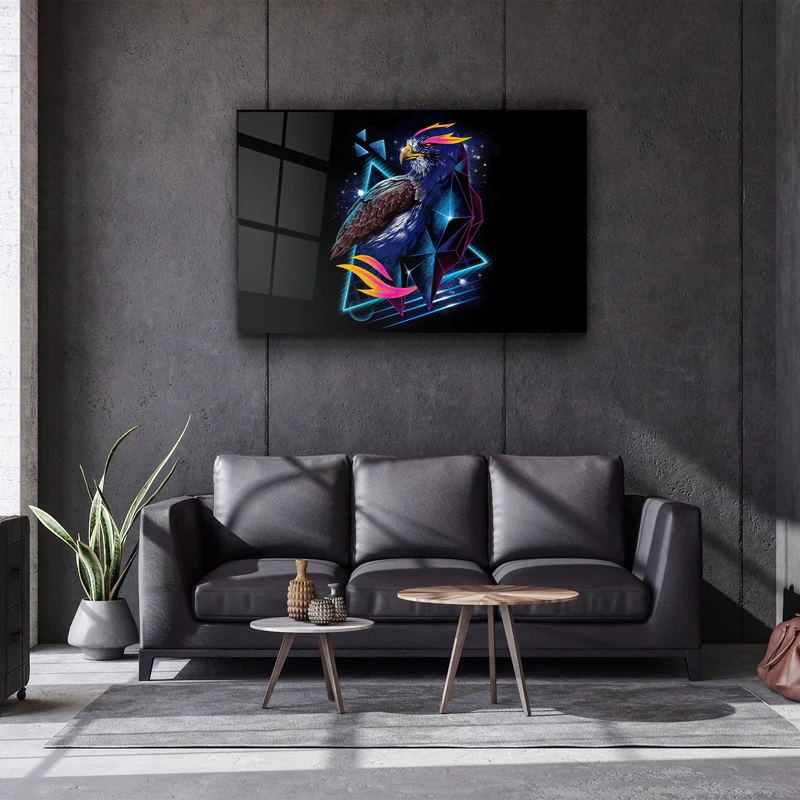 ・"Falcon Neo"・Glass Wall Art - Image 2