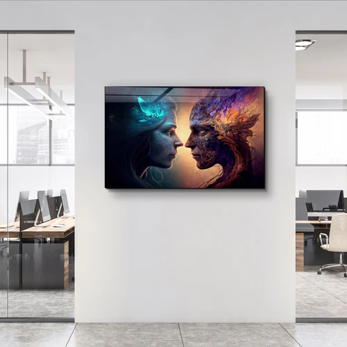 ・"Elf Love"・Secret World Collection Glass Wall Art - Image 3